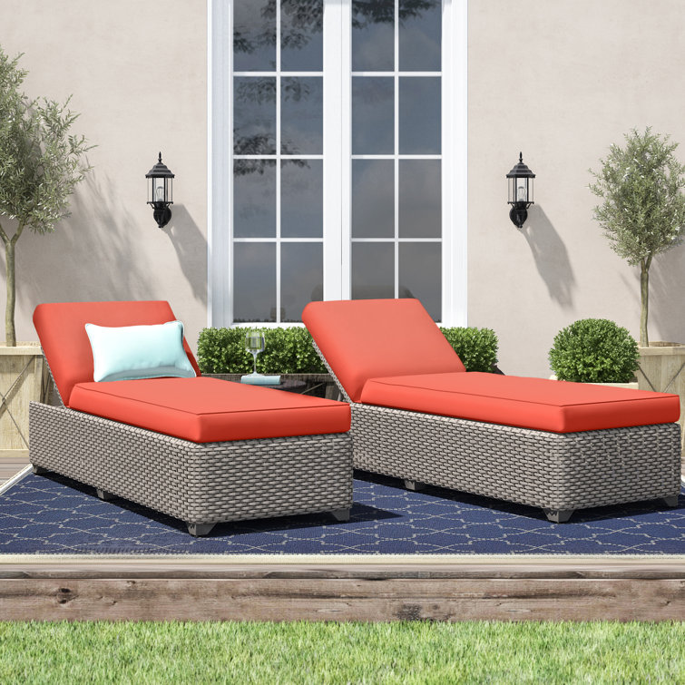 Tanisha Outdoor Chaise Lounge